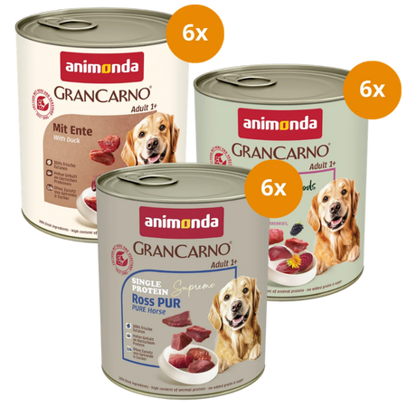 animonda GranCarno 800 g - Mix Sparpaket