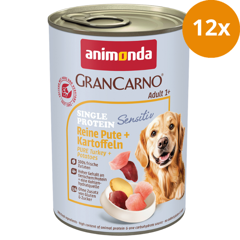 animonda GranCarno Adult Sensitiv Reine Pute & Kartoffeln 400 g