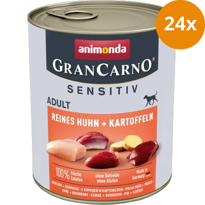 animonda GranCarno Adult Sensitiv Reines Huhn & Kartoffeln 800 g