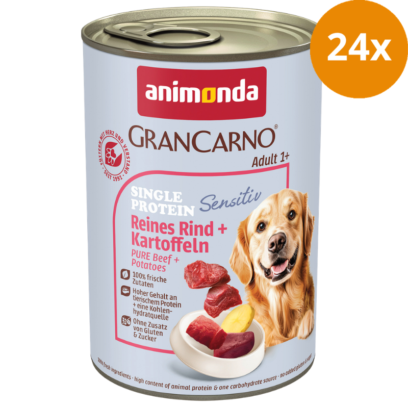 animonda GranCarno Adult Sensitiv Reines Rind & Kartoffeln 400 g