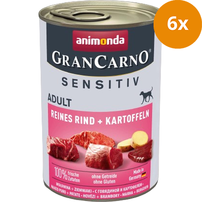 animonda GranCarno Adult Sensitiv Reines Rind & Kartoffeln 400 g