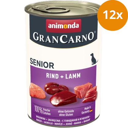 animonda GranCarno Senior Rind + Lamm 400 g