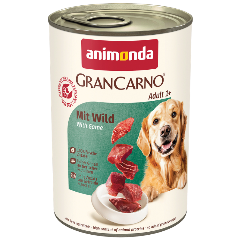 animonda GranCarno Adult mit Wild 400 g
