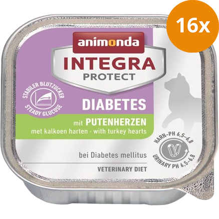 animonda Integra Protect Diabetes Putenherzen 100 g