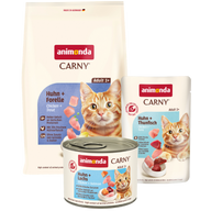 Probierpaket animonda Carny Adult Huhn & Fisch