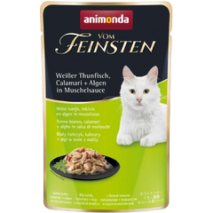 animonda Vom Feinsten Adult weißer Thunfisch, Calamari & Algen in Muschelsauce 50 g