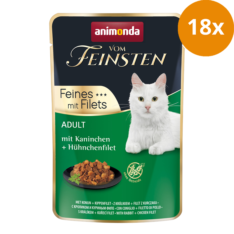 animonda Vom Feinsten Adult Kaninchen & Hühnchenfilet 85 g