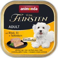 animonda Vom Feinsten Adult mit Schlemmerkern Rind, Ei + Schinken 150 g