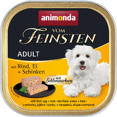 animonda Vom Feinsten Adult mit Schlemmerkern Rind, Ei + Schinken 150 g