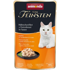 animonda Vom Feinsten Hühnchenfilet & Entenbrust in Sauce 50 g