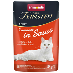 Animonda Vom Feinsten Raffinesse in Sauce Adult mit Huhn + Kalb 85 g