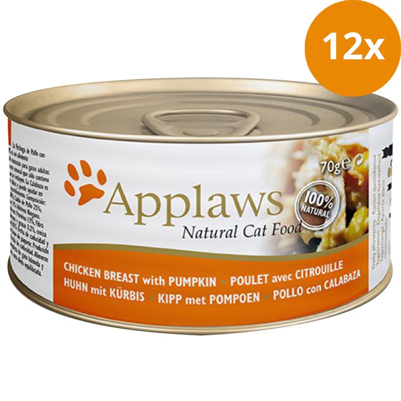 Applaws Natural Cat Tins Hühnchenbrust & Kürbis 70 g