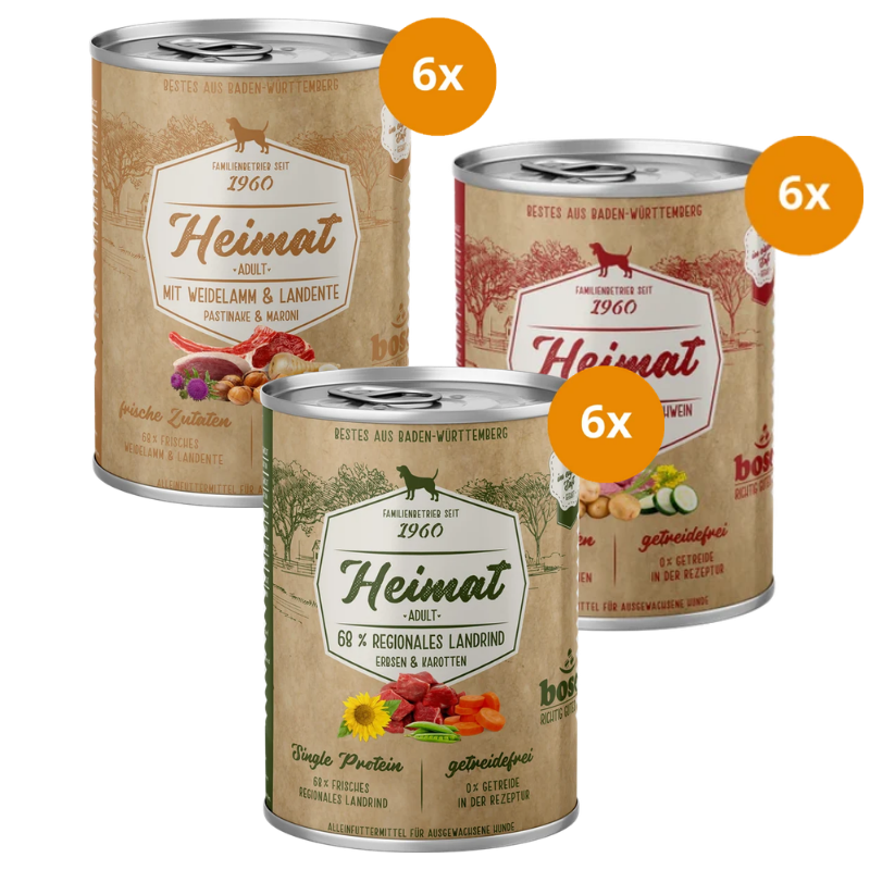 bosch Heimat Dose 400 g - Mix Sparpaket