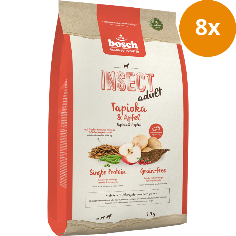 bosch HPC Insect Adult Tapioka & Apfel