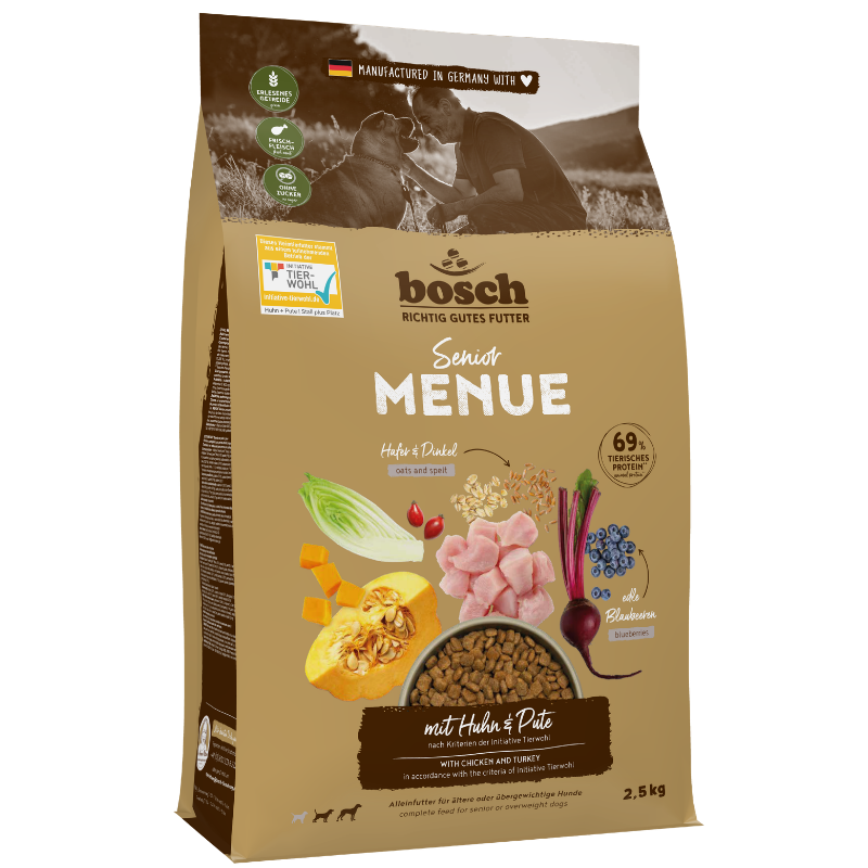 bosch HPC MENUE Senior Tierwohl-Huhn und Tierwohl-Pute