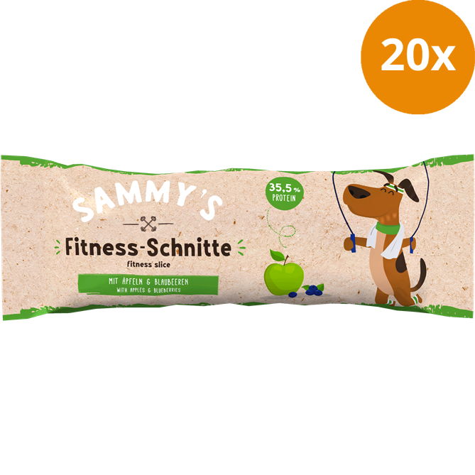 bosch Sammy's Fitness- Schnitte Äpfel & Blaubeeren 25 g