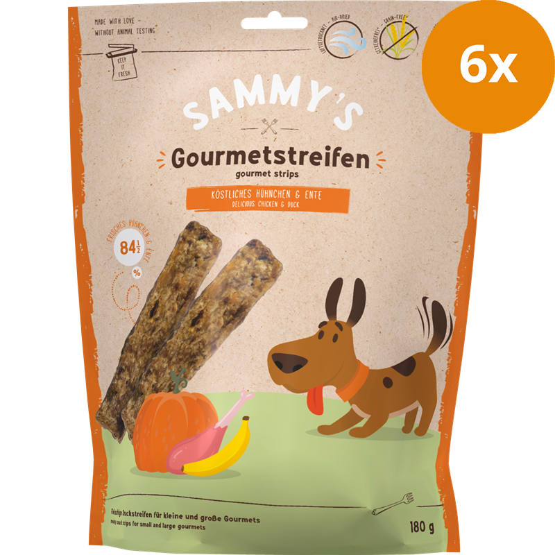 bosch Sammy's Gourmetstreifen Hühnchen & Ente 180 g