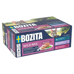 Bozita Cat Dose Mousse Mixed Wild 12x85g