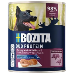 Bozita Dog Paté Pute mit Wildschwein 800 g