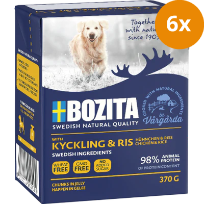 Bozita Happen in Gelee Hühnchen & Reis 370 g