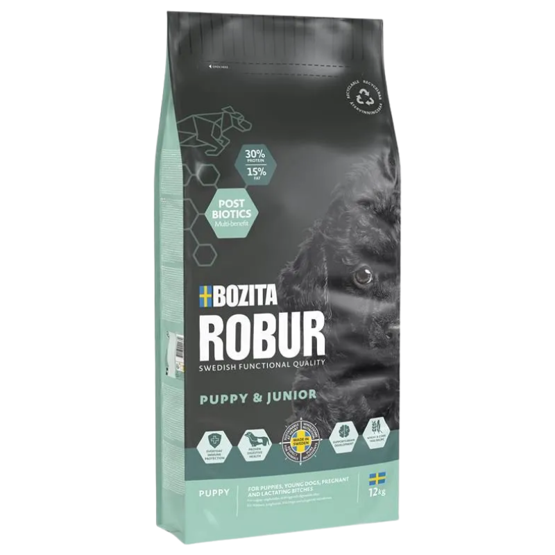 Bozita Robur Puppy & Junior Huhn