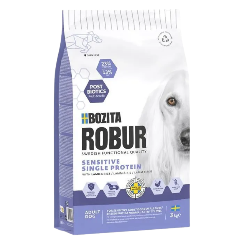 Bozita Robur Adult Sensitive Single Protein Lamm
