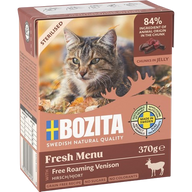 Bozita Sterilised Häppchen in Gelee mit Hirsch 370 g