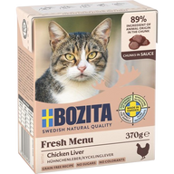 Bozita Häppchen in Sauce mit Hühnchenleber 370 g