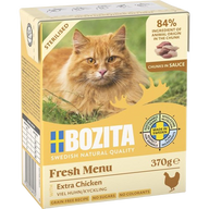 Bozita Sterilised Häppchen in Sauce mit viel Huhn 370 g