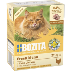 Bozita Sterilised Häppchen in Sauce mit viel Huhn 370 g