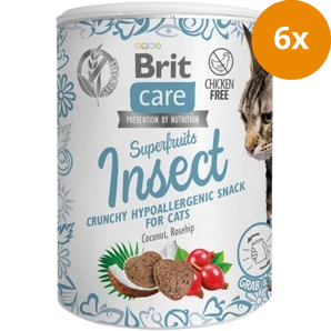 Brit Care Cat Snack Superfruits Insect 100 g