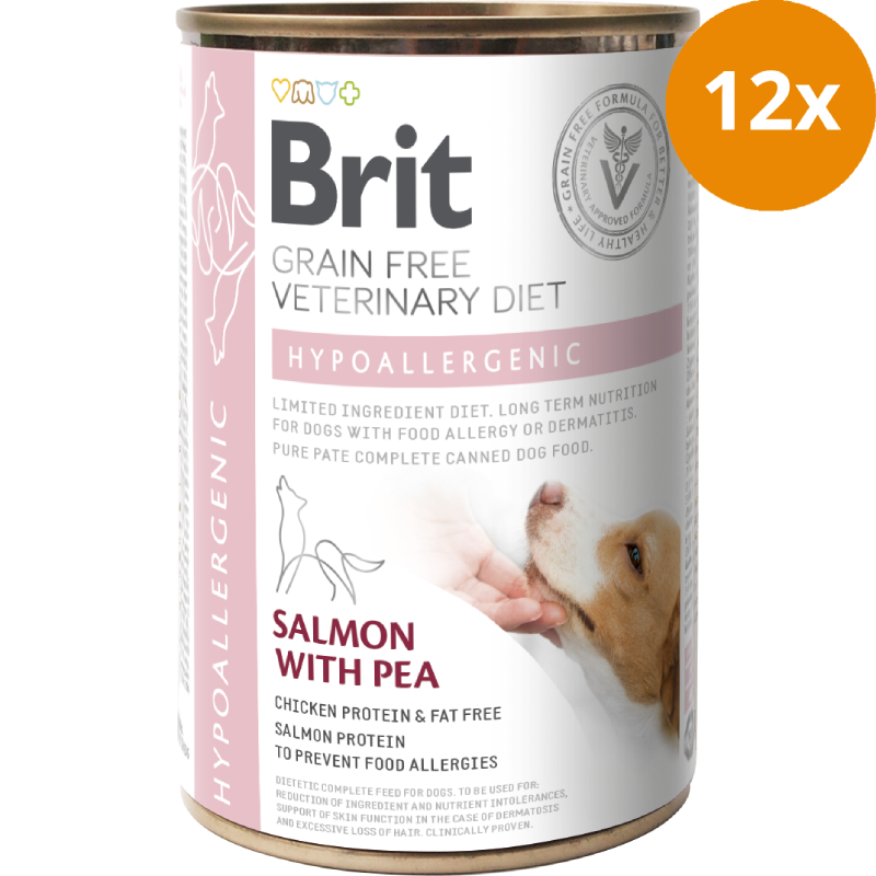 Brit Vet Dog Dose Hypoallergenic 400 g