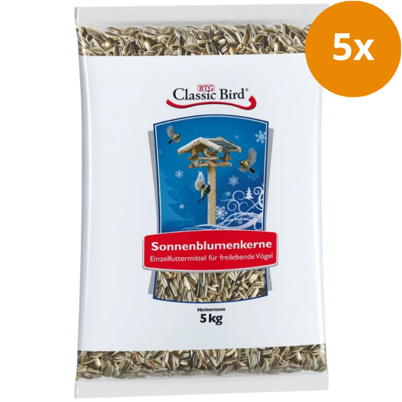 BTG Classic Bird Sonnenblumenkerne - gestreift