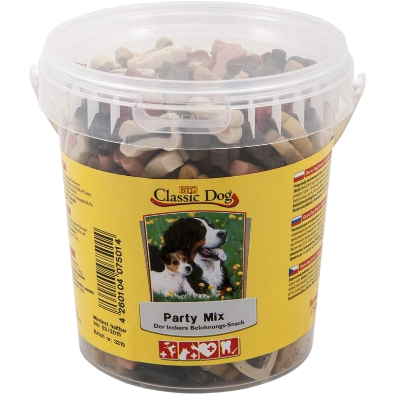 BTG Classic Dog Snack Eimer Party Mix 500 g