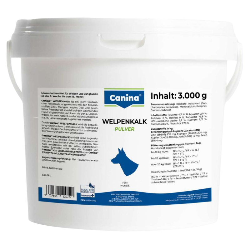 Canina Pharma Welpenkalk Pulver