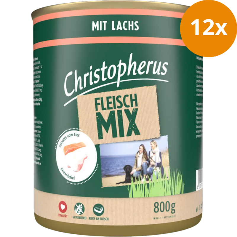 Christopherus Fleischmix Lachs 800 g