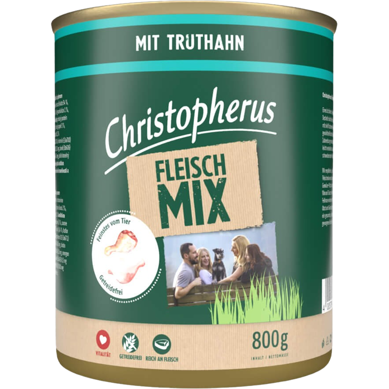 Christopherus Fleischmix Truthahn 800 g