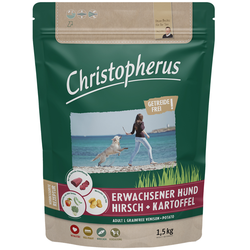 Christopherus Getreidefrei Hirsch & Kartoffel