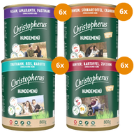 Christopherus Kombipaket 800 g – Adult Menü Mix (4 Sorten)