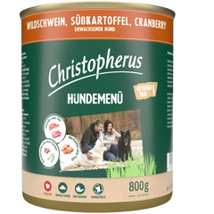 Christopherus Menü Adult Wildschwein 800 g