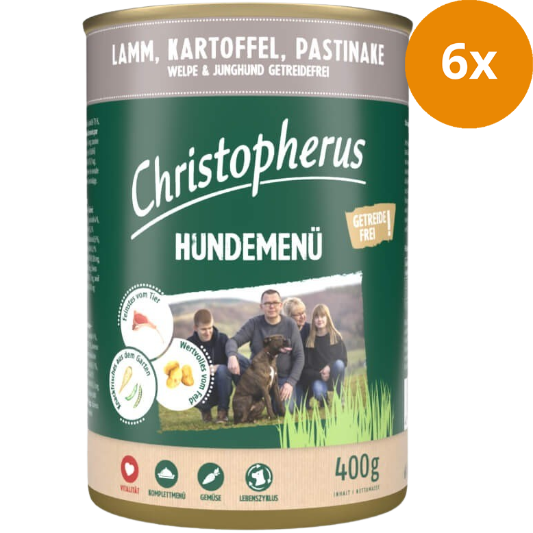 Christopherus Menü Junior Lamm & Kartoffel 400 g