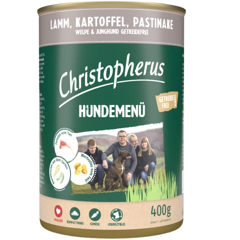 Christopherus Menü Junior Lamm & Kartoffel 400 g