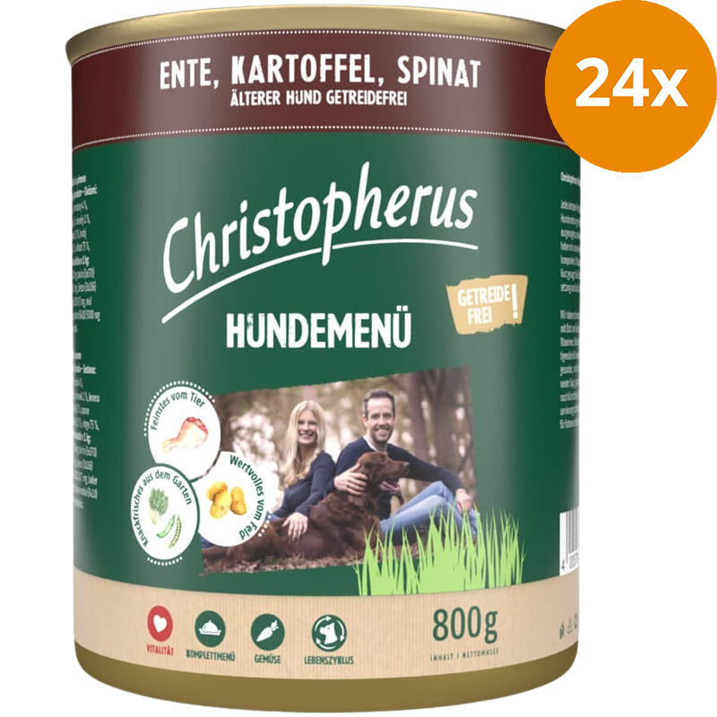 Christopherus Menü Senior Ente & Kartoffel 800 g