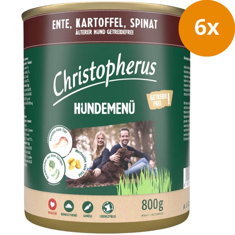 Christopherus Menü Senior Ente & Kartoffel 800 g