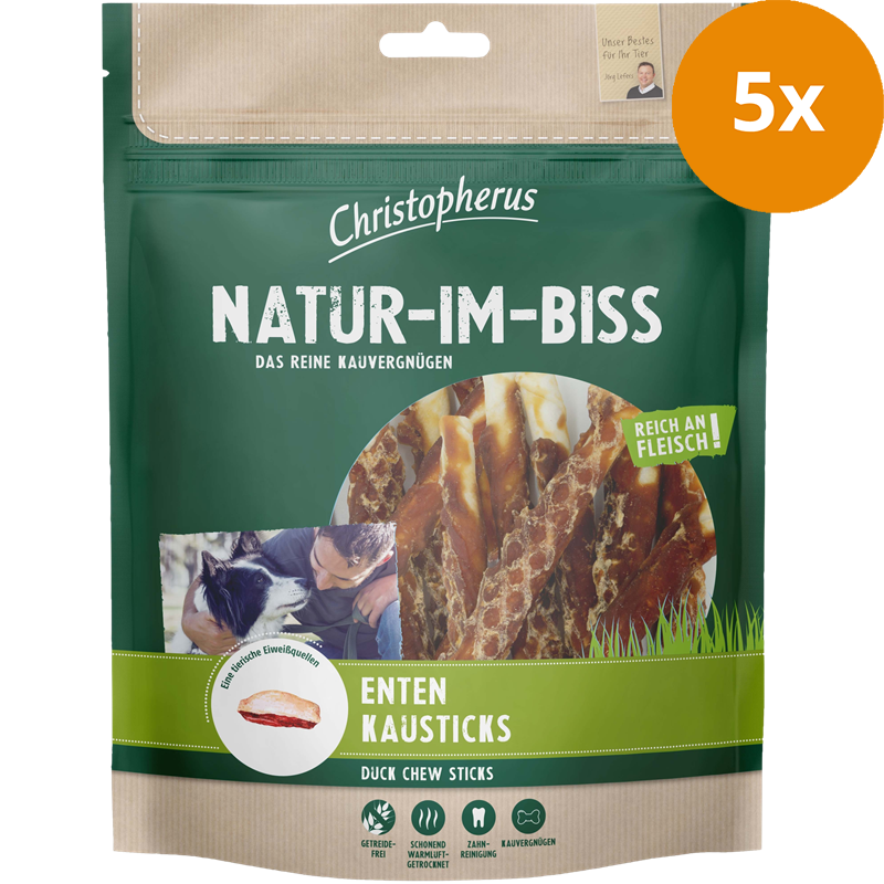 Christopherus Natur-Im-Biss Enten Kausticks 300 g