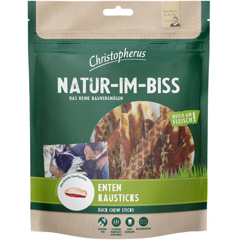 Christopherus Natur-Im-Biss Enten Kausticks 300 g