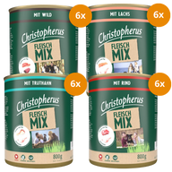 Christopherus Probierpaket 800 g – Fleischmix (4 Sorten)