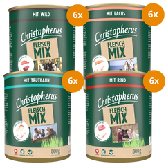 Christopherus Probierpaket 800 g – Fleischmix (4 Sorten)