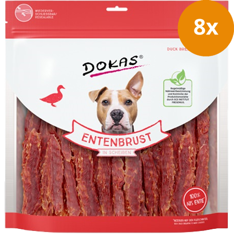 DOKAS Entenbrust in Scheiben 900 g | Hundesnack