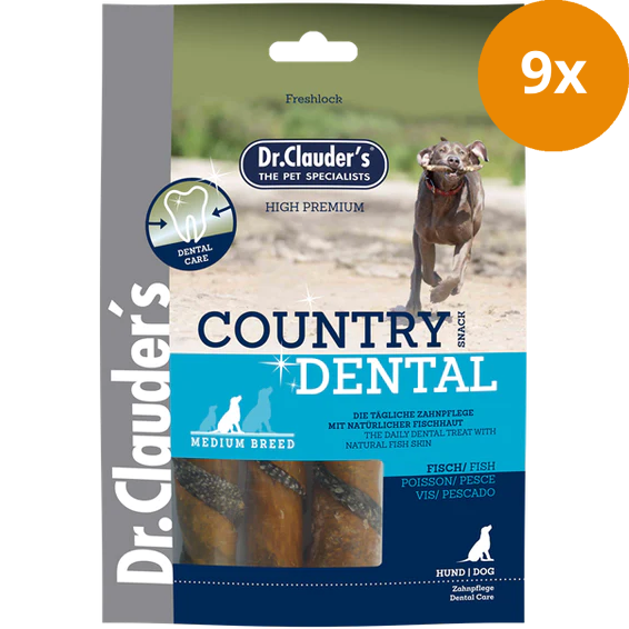 Dr.Clauder's Country Dental Snack Fisch Medium 100 g